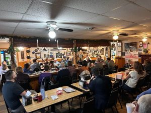 Perry County Ohio residents enjoying breakfast at Dodson's On Broadway in New Lexington