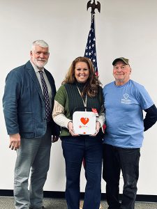 Perry County Commissioner Ben Carpenter, 911 Dispatch Director/Coordinator Sherry Emmert, Perry County Health Department Emergency Planner Jim Mickey